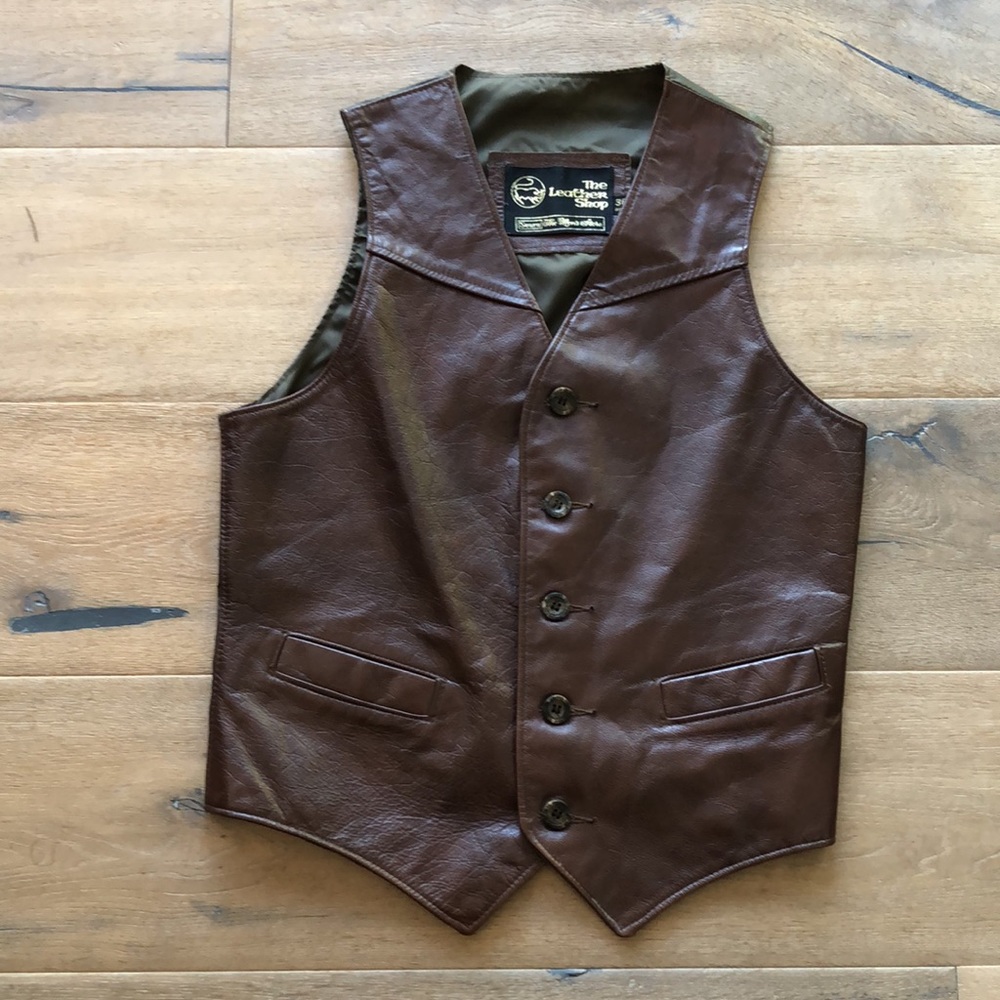 Vintage Leather Vest
